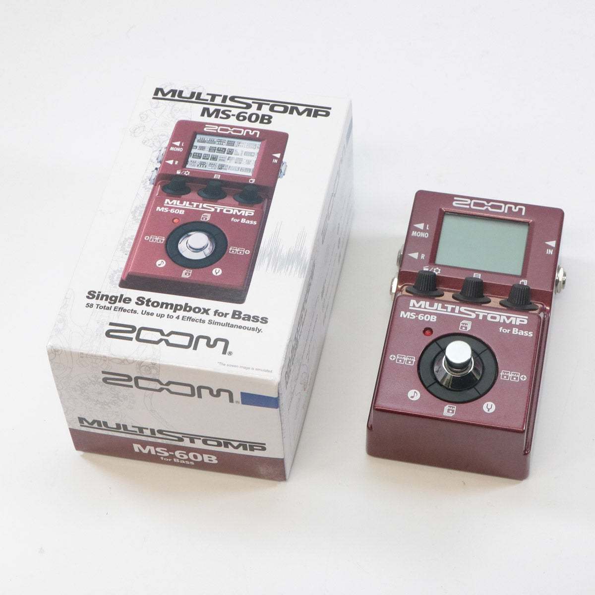 ZOOM MS-60B MultiStomp Bass Pedal マルチエフェクター