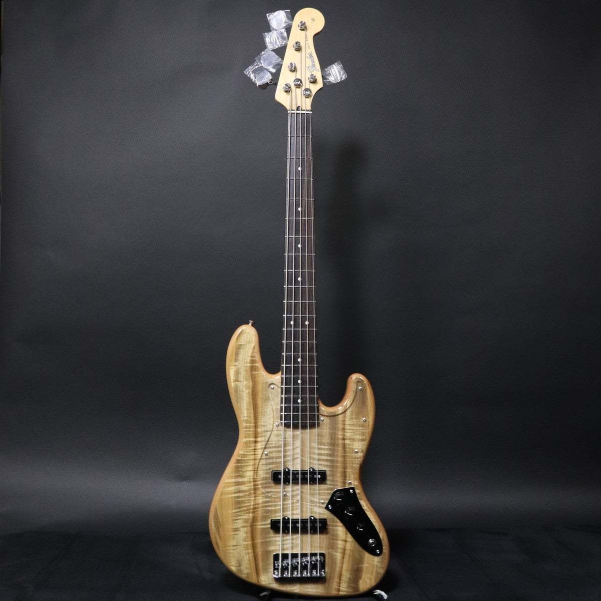 Fender ISHIBASHI FSR MIJ Hybrid II Jazz Bass V Myrtle Top Alder