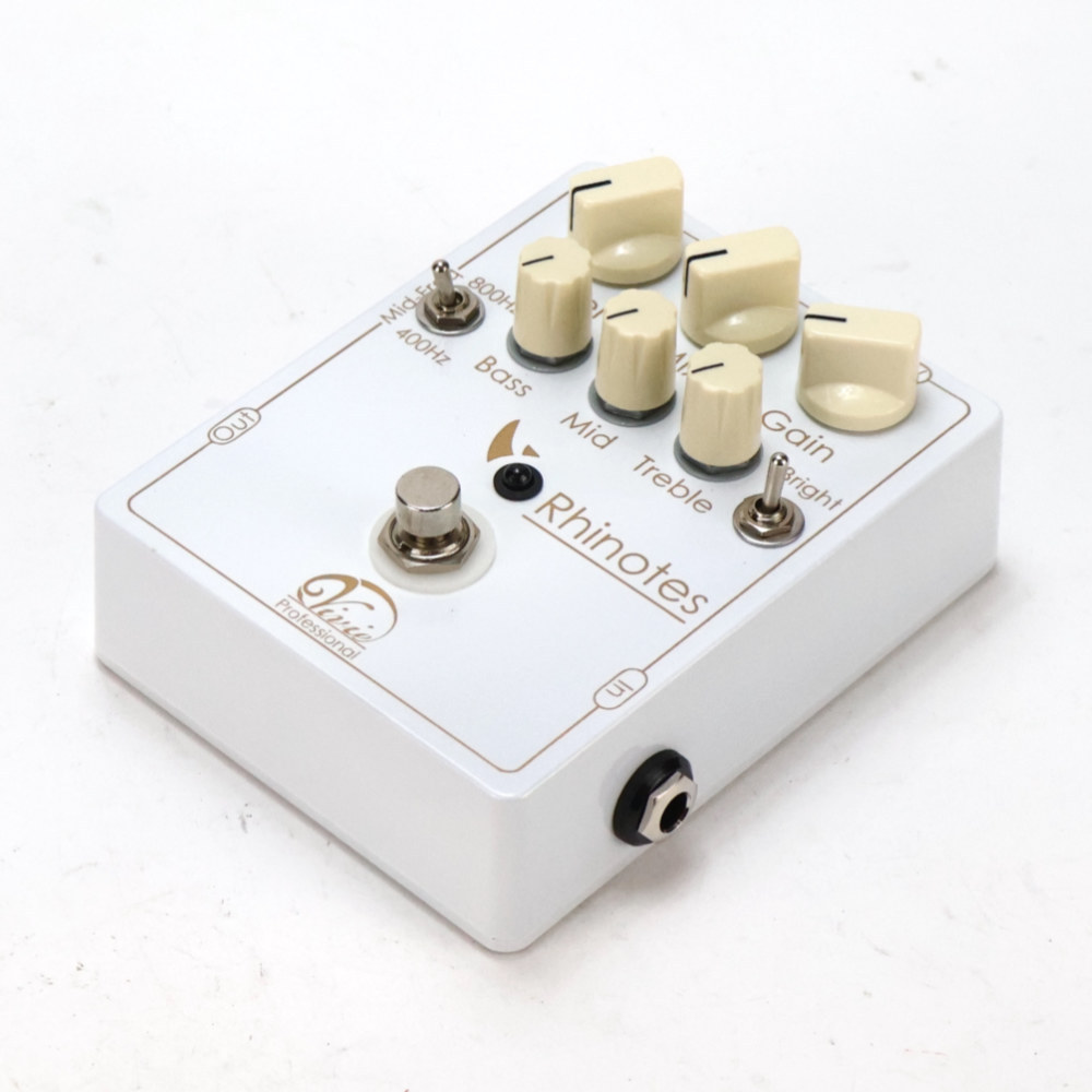 Vivie Rhinotes　ベース用　オーバードライブペダル(本体のみ) Vivie】ベストセラーペダル『Rhinotes』の歪み回路を採用した