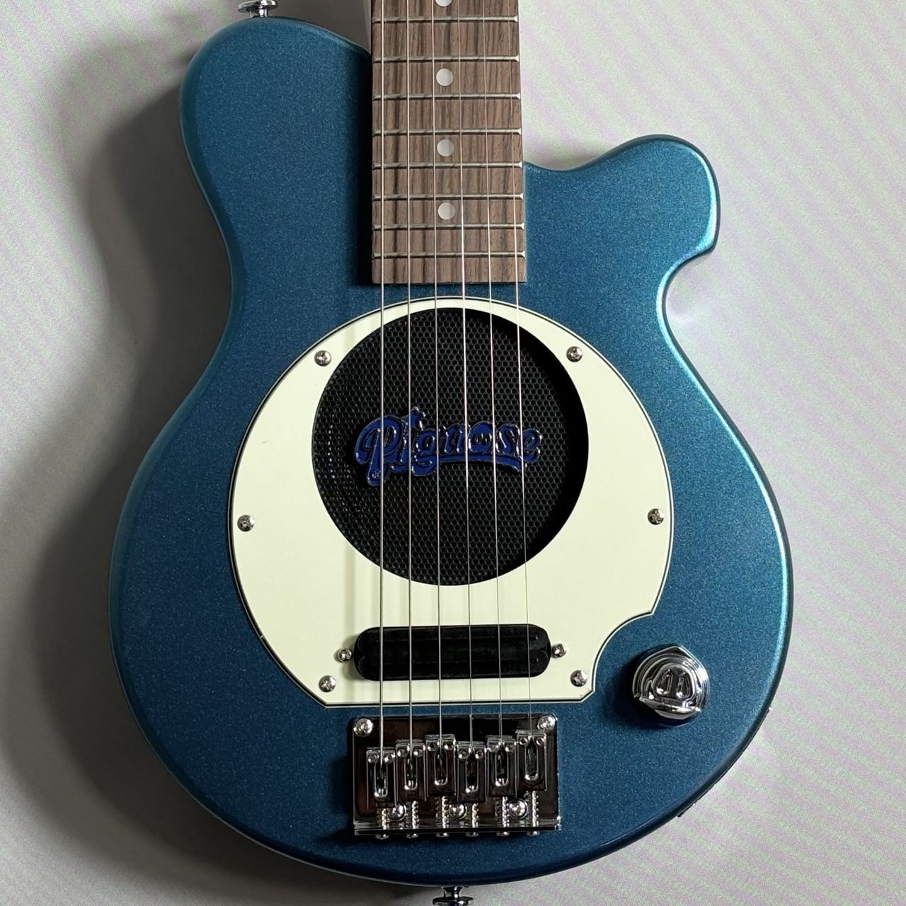 pignose メタリックブルー エレキギター Pignose PGG200 MBL アンプ内蔵エレキギター【ヘッドホンプレゼント