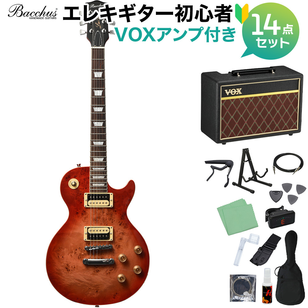 Bacchus BLP-BP/R RD-B エレキギター 初心者14点セット 【VOXアンプ付き】  ユニバースシリーズ（新品/送料無料）【楽器検索デジマート】