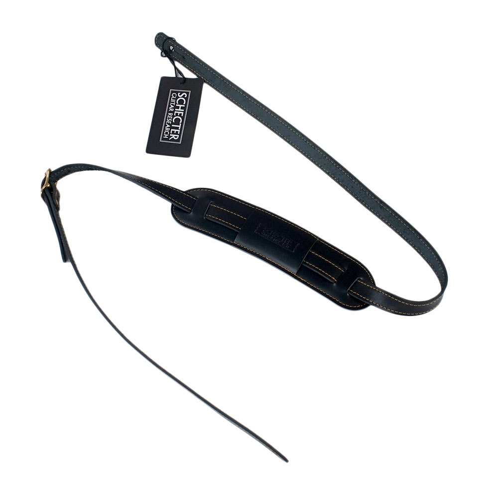 SCHECTER SCHECTER シェクター RB-1350 BK 革製ギターストラップ