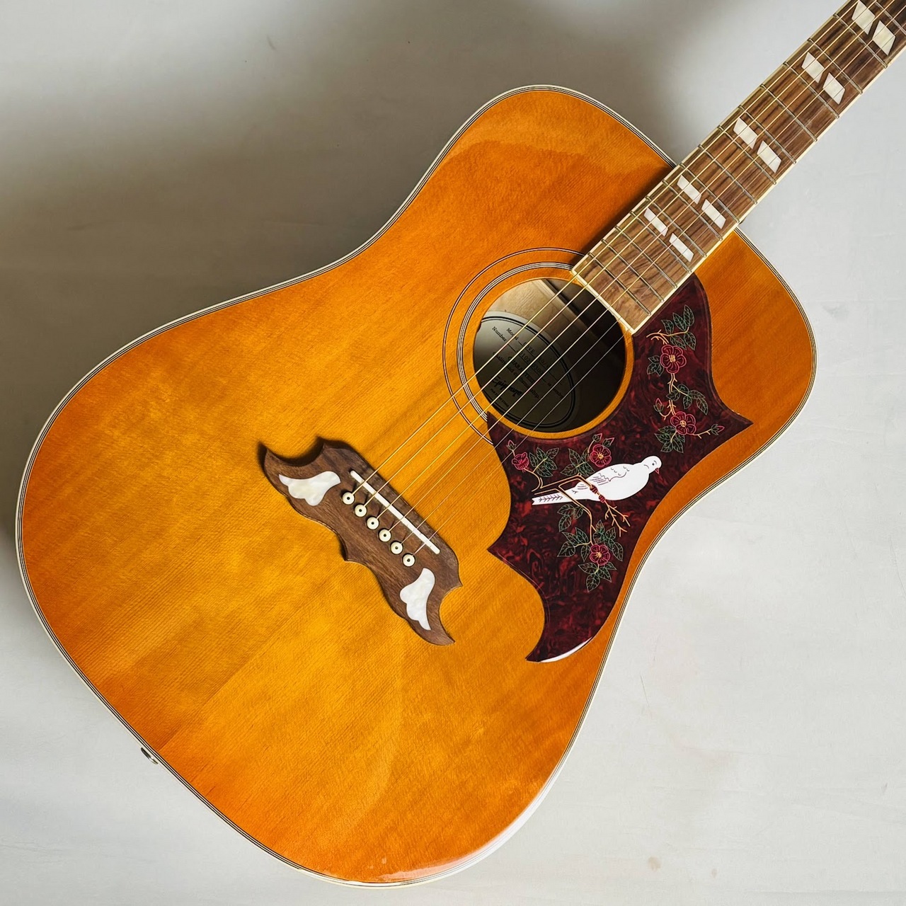 Epiphone Dove Pro　ソフトケース付き Epiphone DOVE Studio (DOVE Pro) Violinburst ダブ エレアコ