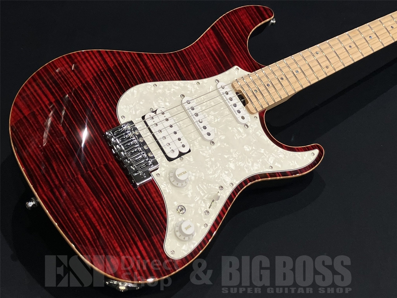 ESP SNAPPER-CTM-FM / Black Cherry w/Red Pearl Black（新品/送料無料