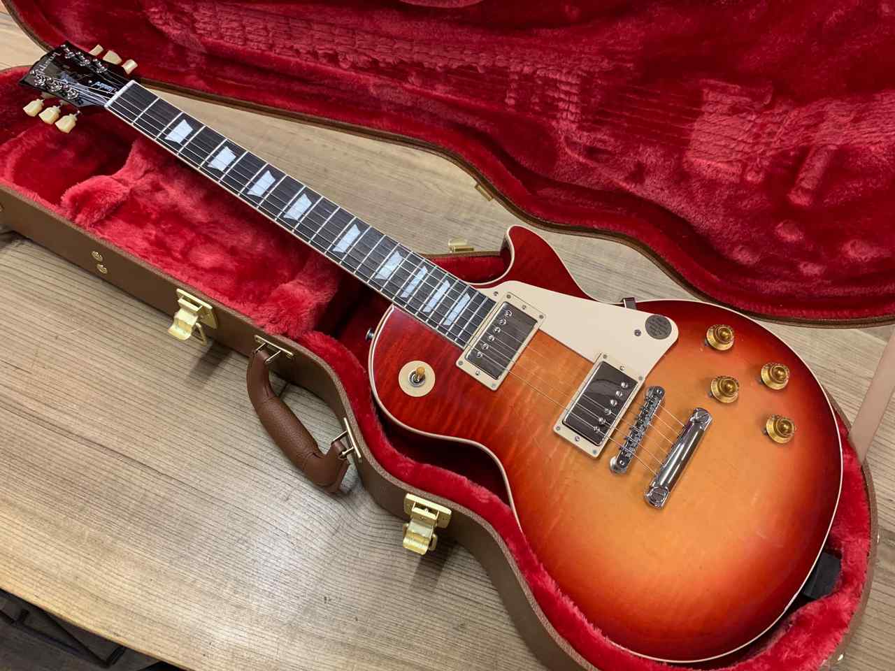 安い2024ギブソン Gibson レスポールスタンダード 50’s 2003年製 エレキギター レスポール チェリーサンバースト ハードケース 器 動作確認済み ギブソン