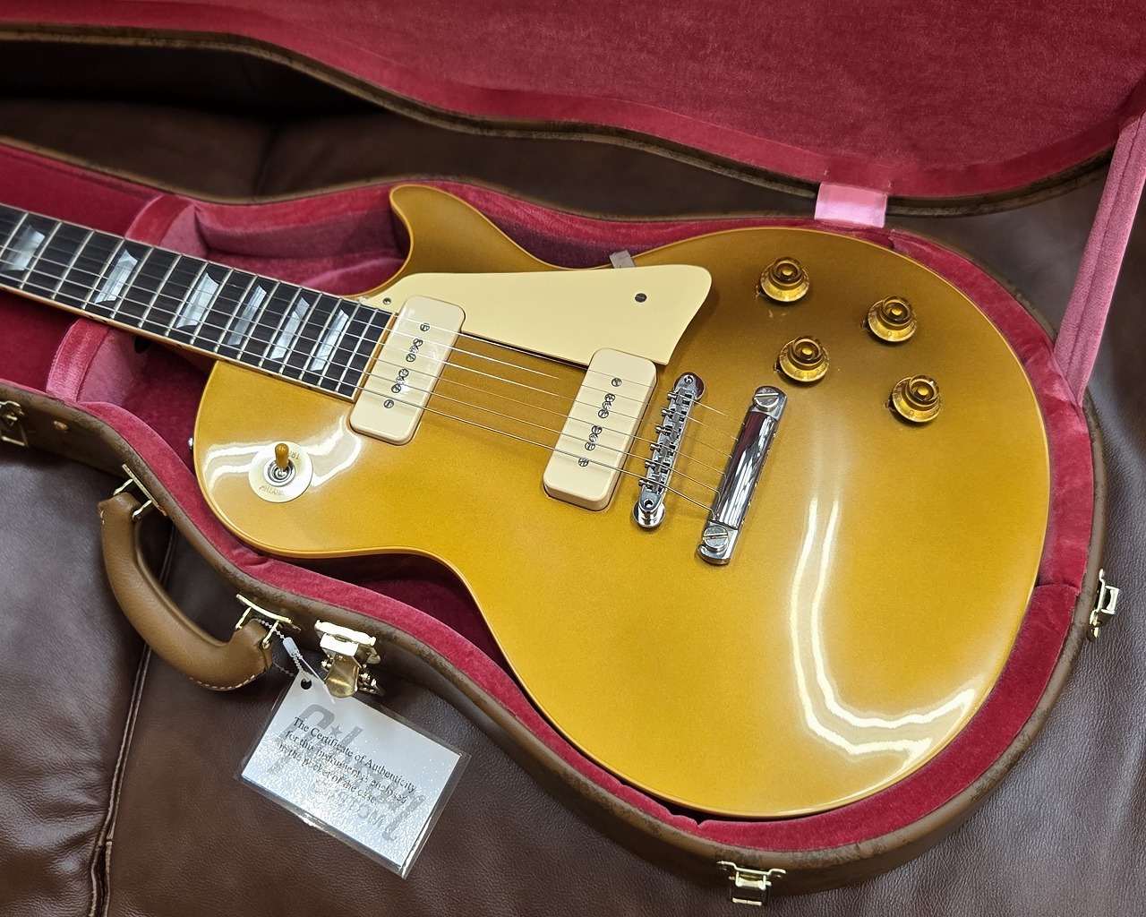 レスペ　ゴールド仕様 Gibson Custom Shop 1956 Les Paul Gold Top Double Gold VOS #66151