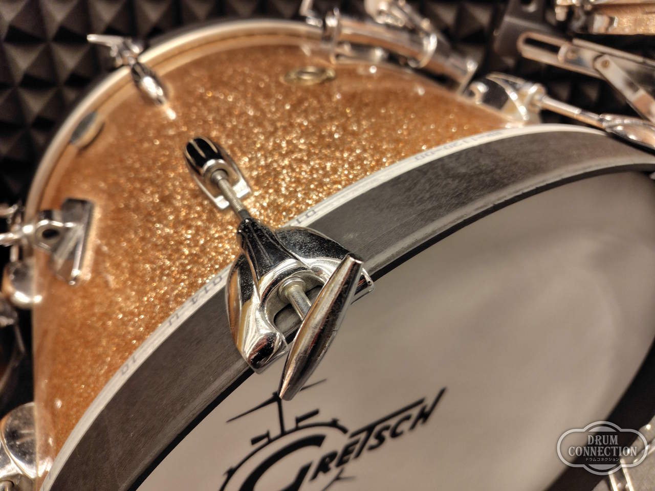 バスドラム フープ 1950sグレッチバスドラム フープ 2本 ホワイトマリンパール