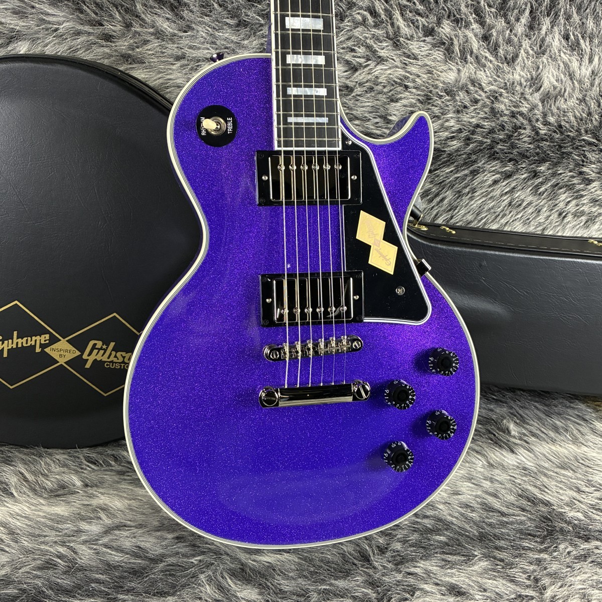 Epiphone Inspired by Gibson Custom Les Paul Custom Amethyst 