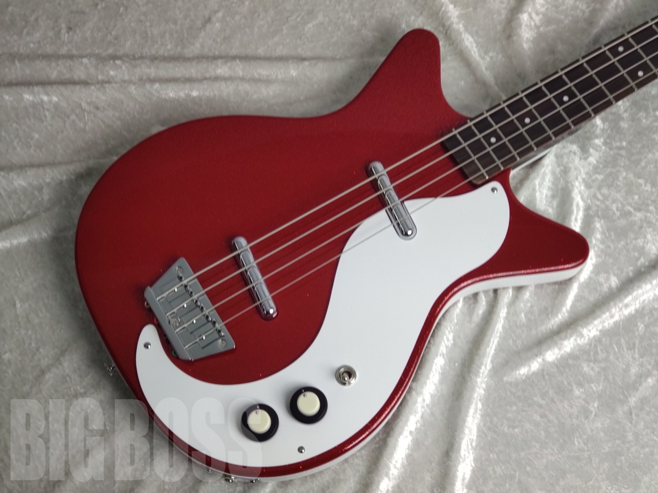 Danelectro 59DC LONGSCALE BASS(METALFLAKE RED)（新品/送料無料
