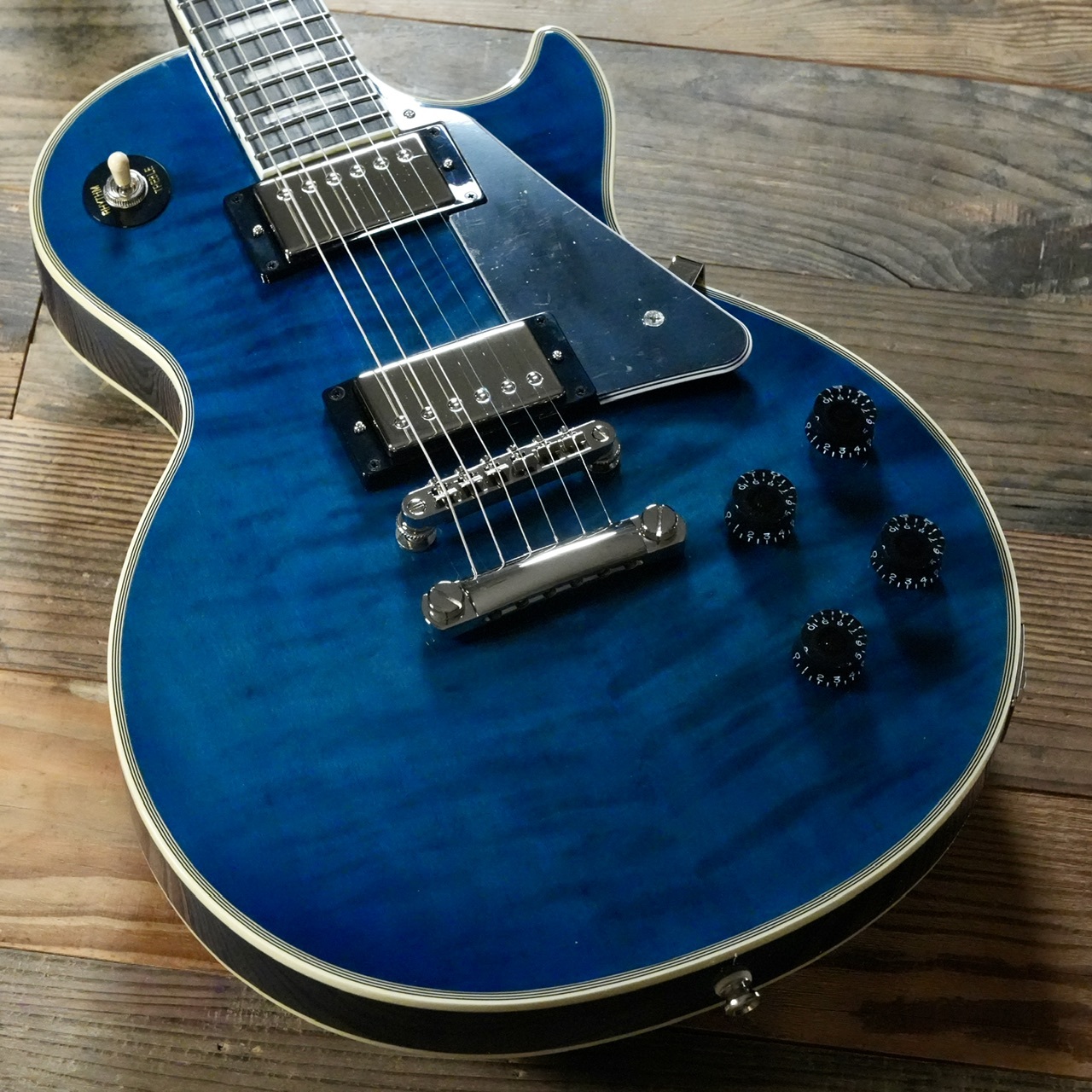 Epiphone Les Paul Custom Quilt Viper Blue (バイパーブルー) 島村