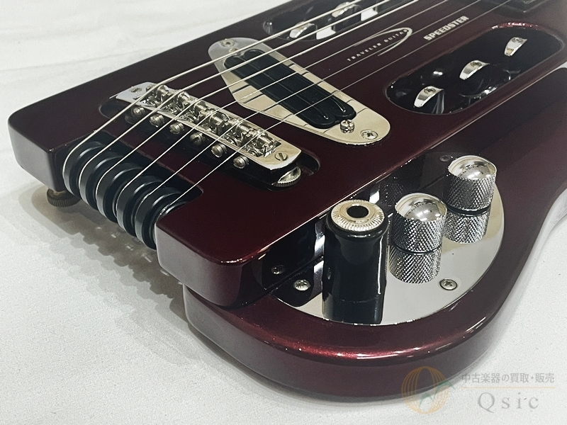 送料込み。ギター  Washlrr Traveler Guitar Speedster Red 【返品OK】[QLR43]【箕面店在庫