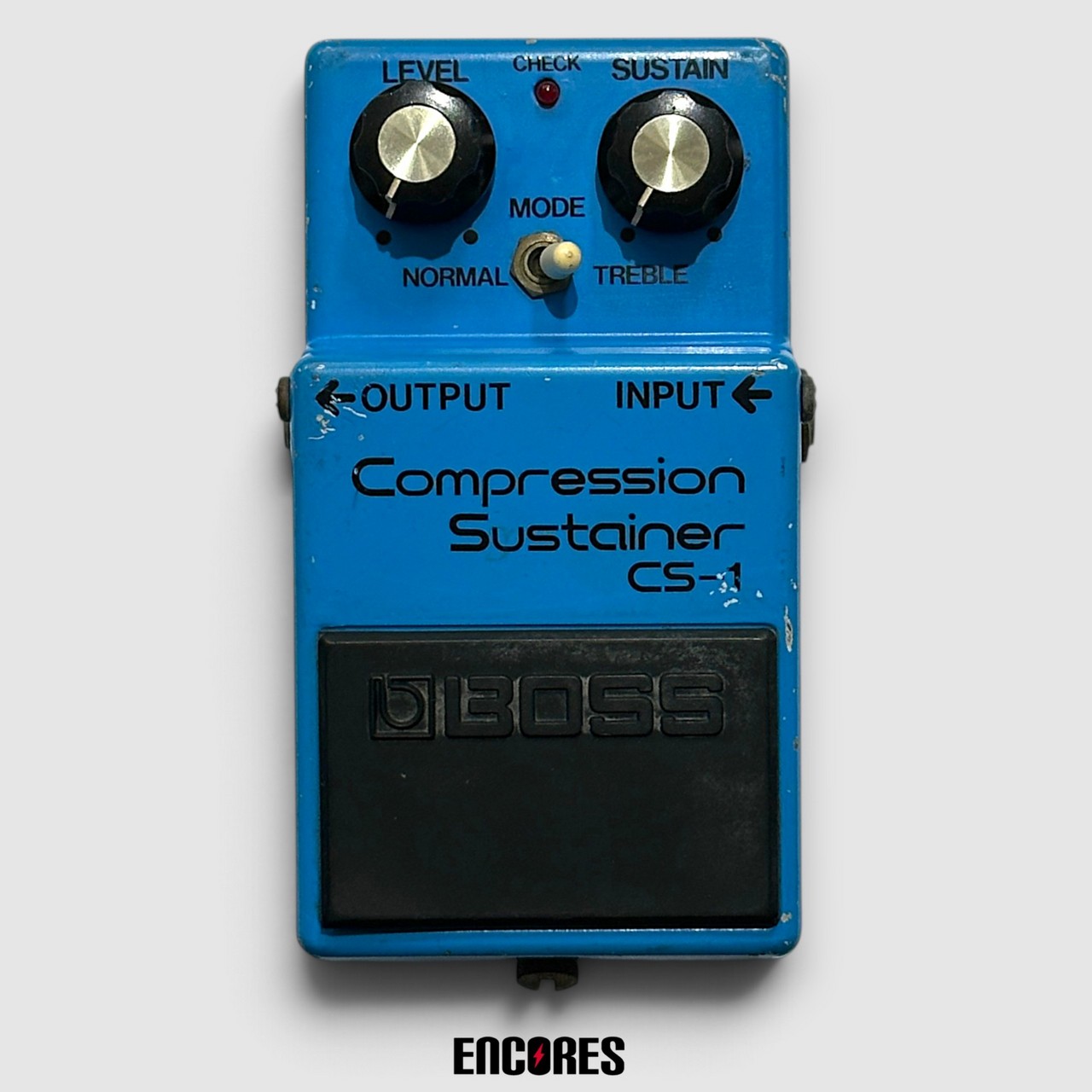 BOSS BOSS MADE IN JAPAN 銀ネジ スケルトンスイッチ CS-1 Compression