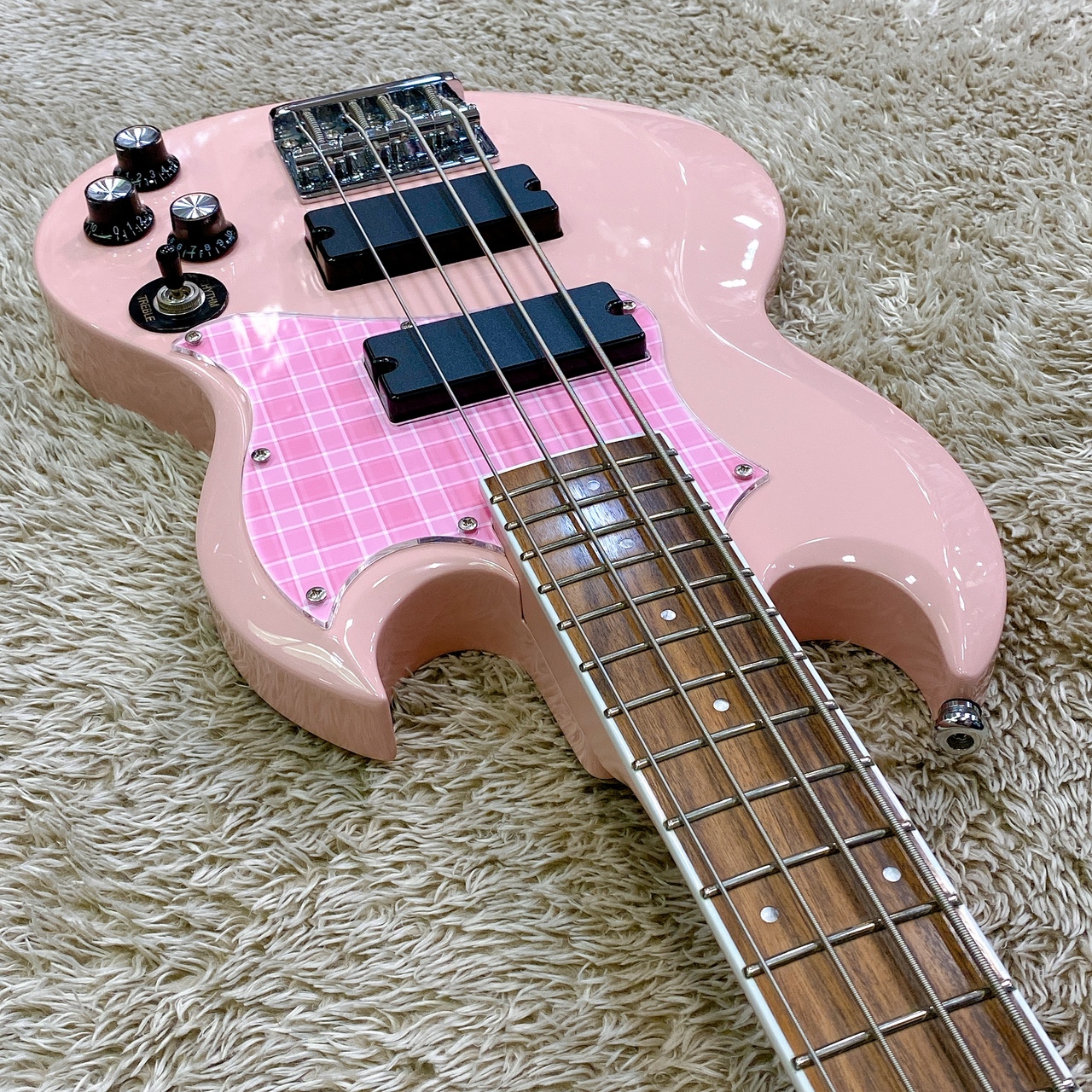 【絶賛商品】新品 未使用 ベースギター BanG Dream! VIPER BASS Rimi Poppin\'Party 牛込りみモデル ESP×バンドリ！ ヴァイパーベース ESP