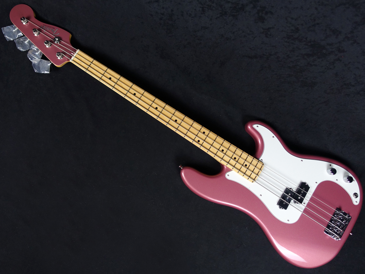 Fender Made In Japan Hybrid II Precision Bass Burgundy Mist