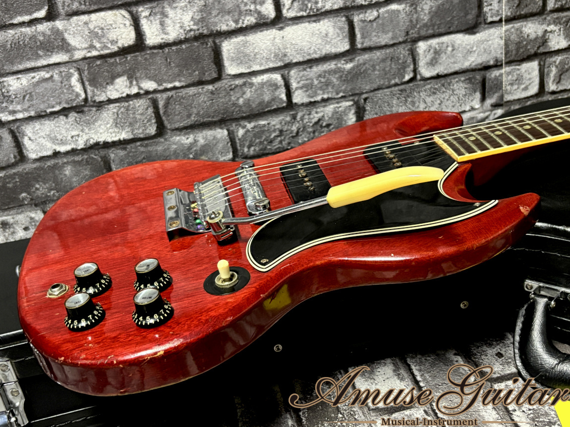 Gibson SG Special # Cherry 1965年製【Short Vibrola & Hi