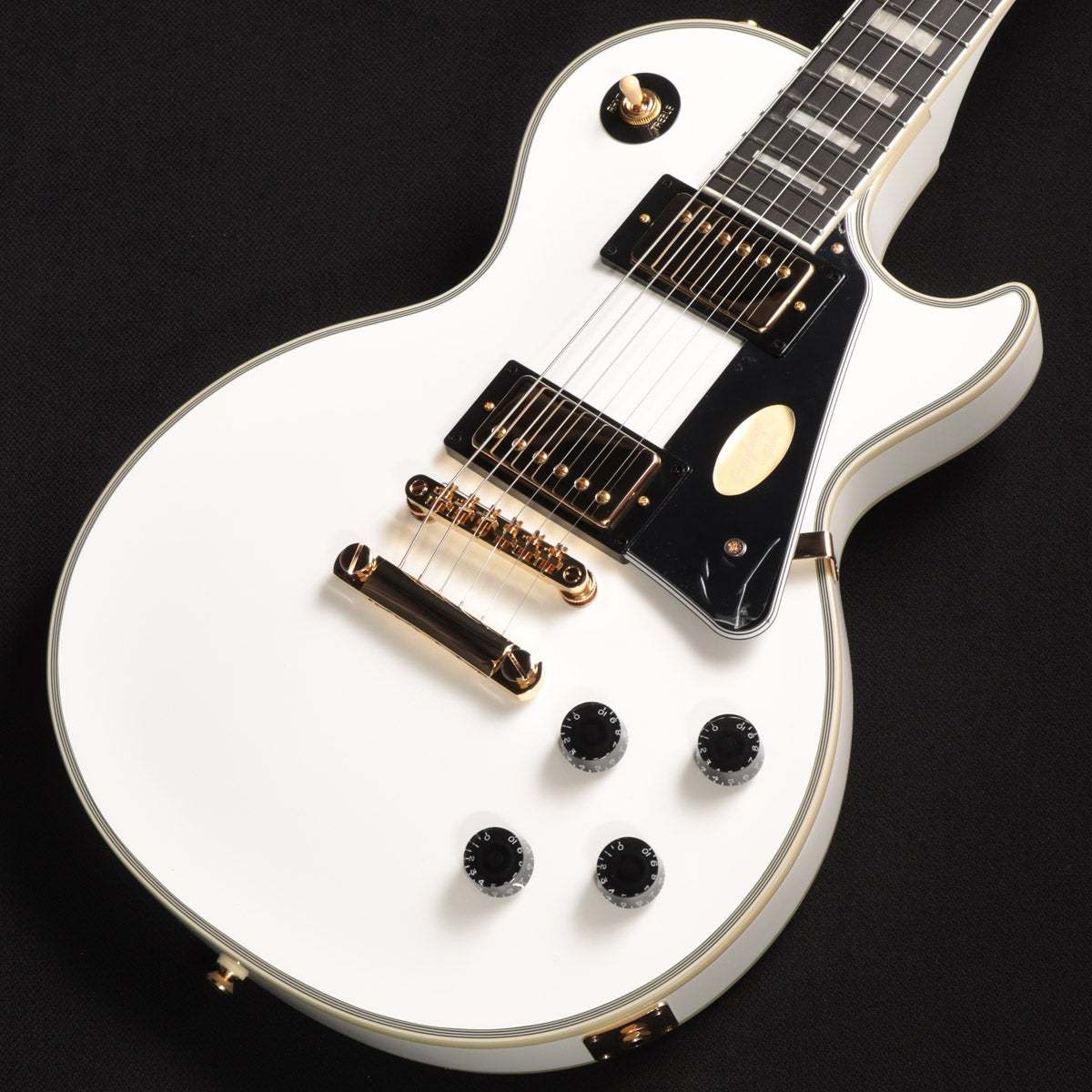 Epiphone Les Paul custom Gibson刻印　ホワイト Epiphone Inspired by Gibson Les Paul Custom Alpine White ≪S/N