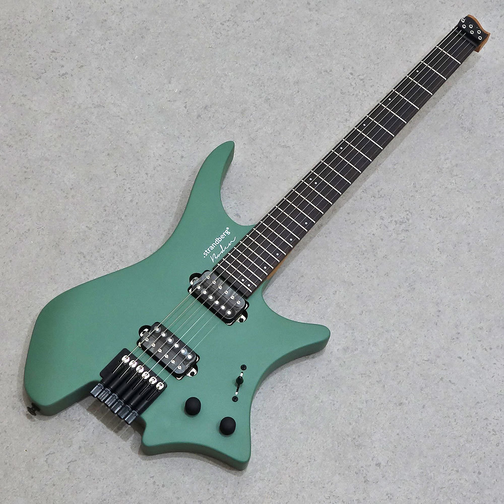 ■Strandberg Bodenタイプ■ヘッドレス ■EMG風ピックアップ strandberg Boden Essential 6 Sage Leaf【ヘッドレス入門にもおすすめ