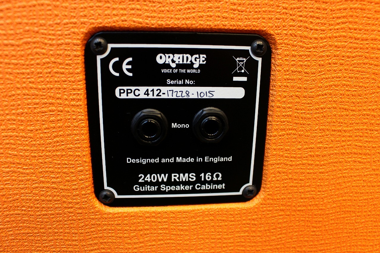 ORANGE PPC412 Cabinet 【Made in UK】（新品/送料無料）【楽器検索 