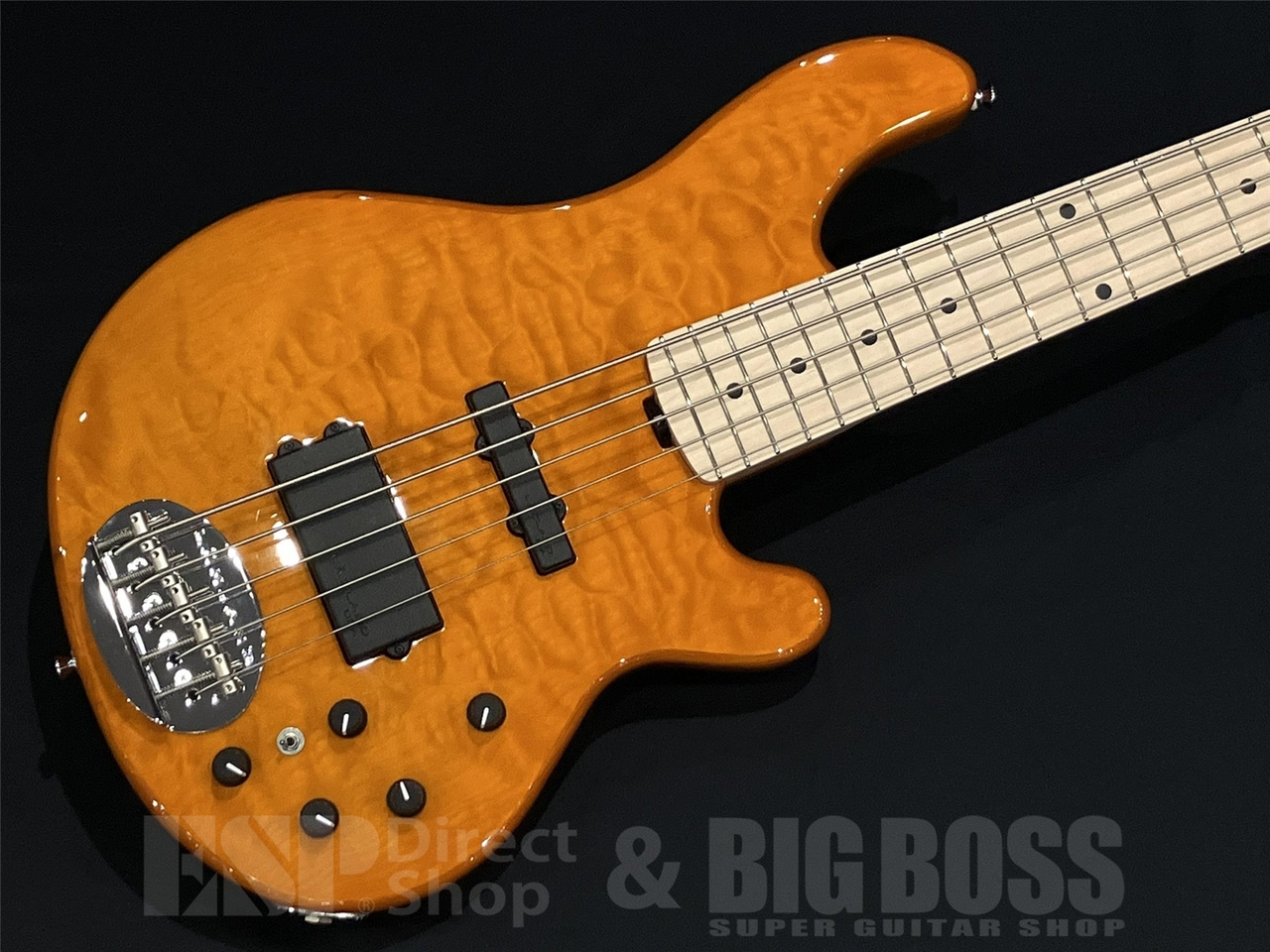 Lakland SL55-94 Deluxe / Amber Translucent / Maple FB（新品/送料