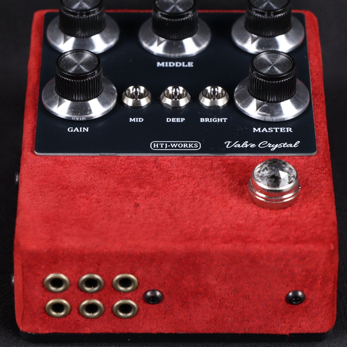 HTJ-WORKS Valve Crystal Silver Top 12AX7 Tube Preamp Dark