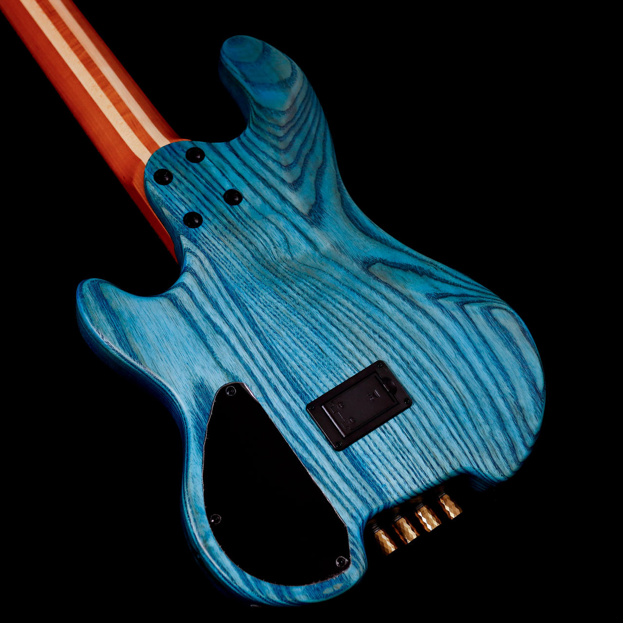 Sfida SHB-800 Blue (ブルー) エレキベース ヘッドレス アッシュボディ