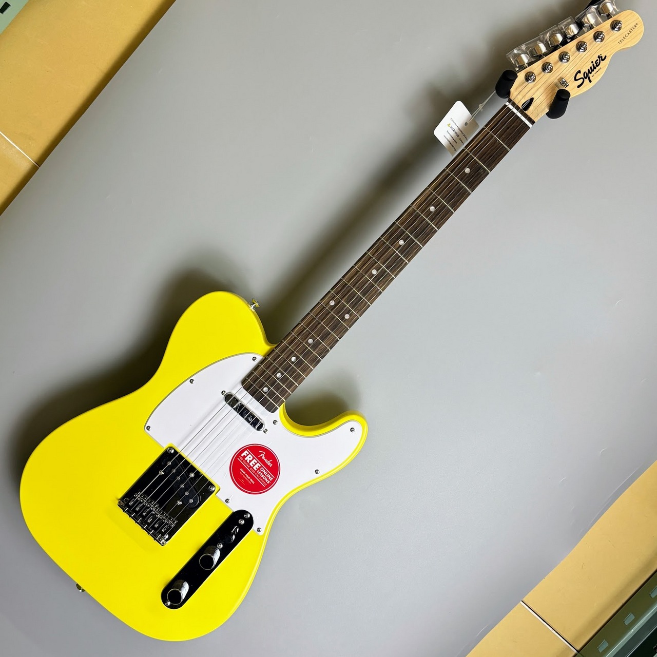 エレキギター テレキャスター 黄色 Squier by Fender Sonic Telecaster エレキギター テレキャスター 黄色