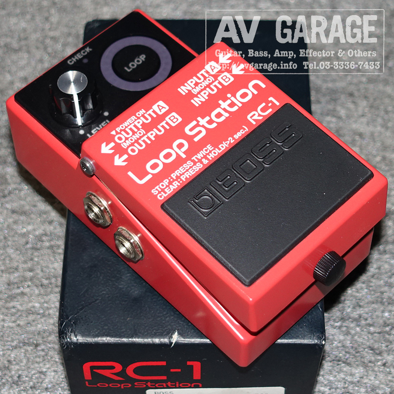 BOSS RC-1 Loop Station 本体　ループステーション　中古美品 BOSS RC-1 Loop Station（中古）【楽器検索デジマート】