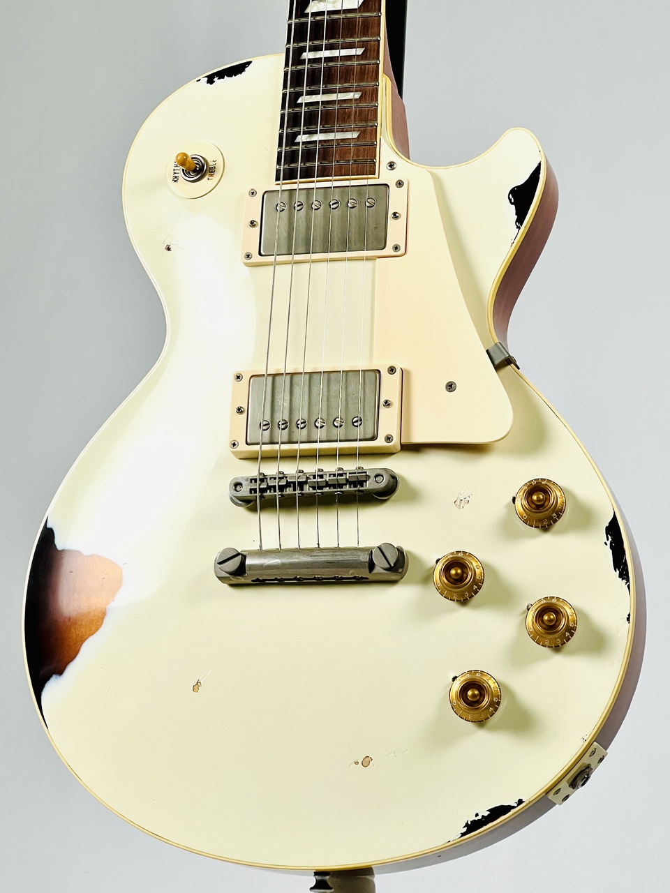 Bizen Works BURNED STD Aged -Antique White on Sunburst-【4.17kg