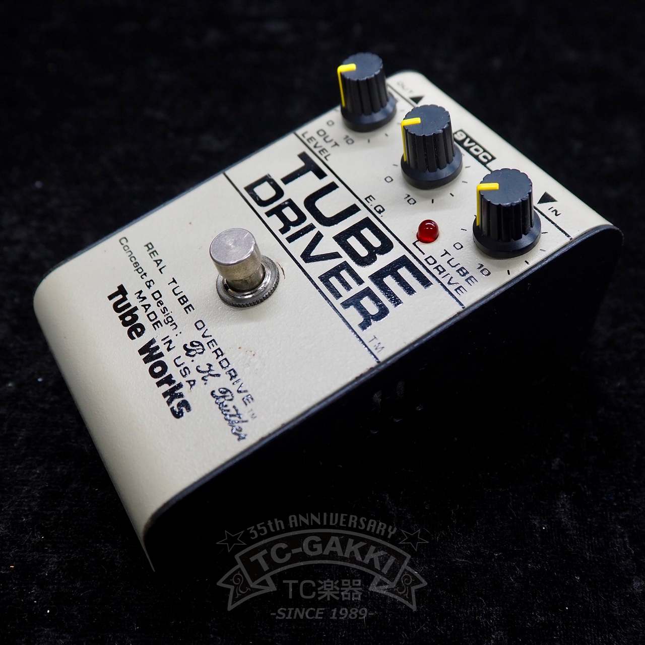 tube works tube driver 4ノブ Tube Works Tube Driver 911 BK Butler 1995 USA 4 Knob Valve