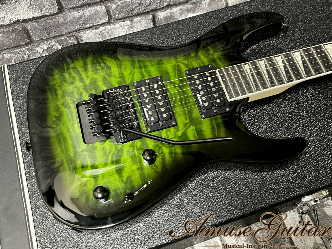 Jackson JS Series Dinky Arch Top JS32Q DKA # Transparent Green Burst 2022年製  w/Original GIG Bag 3.22kg（中古）【楽器検索デジマート】