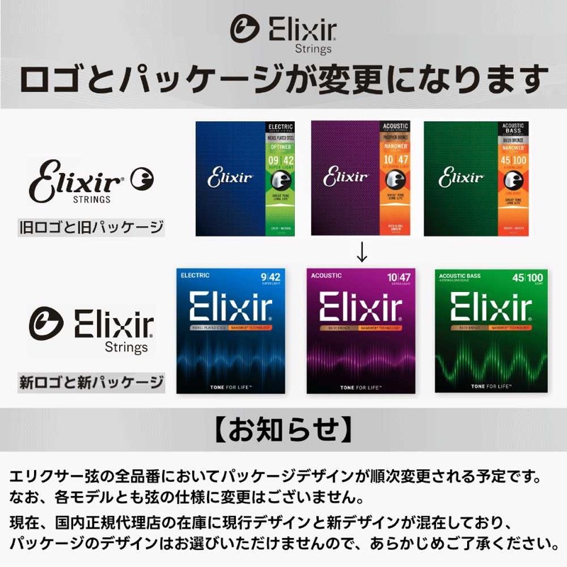Elixir エリクサー 19052 2Pack Optiweb Light 10-46 エレキギター弦 2