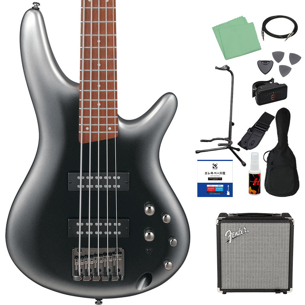 Ibanez SR305E 5弦ベース初心者12点セット 【Fenderアンプ付】 MGB