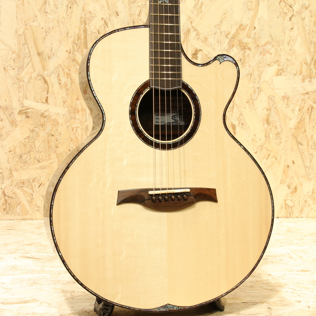 ギター ichigo Water Road Guitars Deep Arte Cutaway Hokusai Inspired