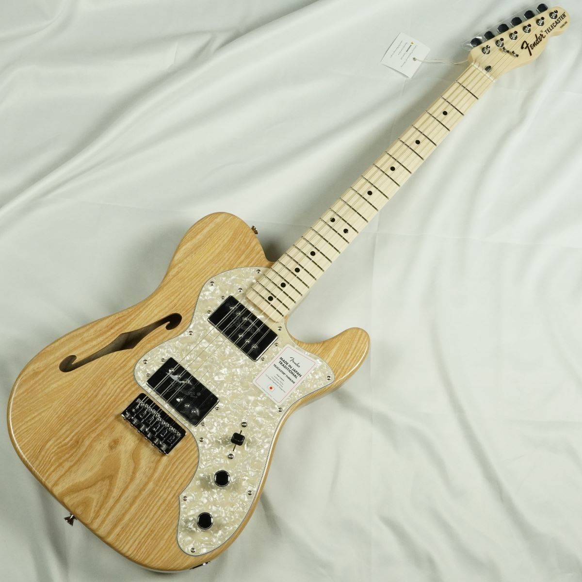 Fender Made in Japan Traditional 70s Telecaster Thinline Maple Fingerboard  Natural【現物画像・3.29kg】（新品/送料無料）【楽器検索デジマート】