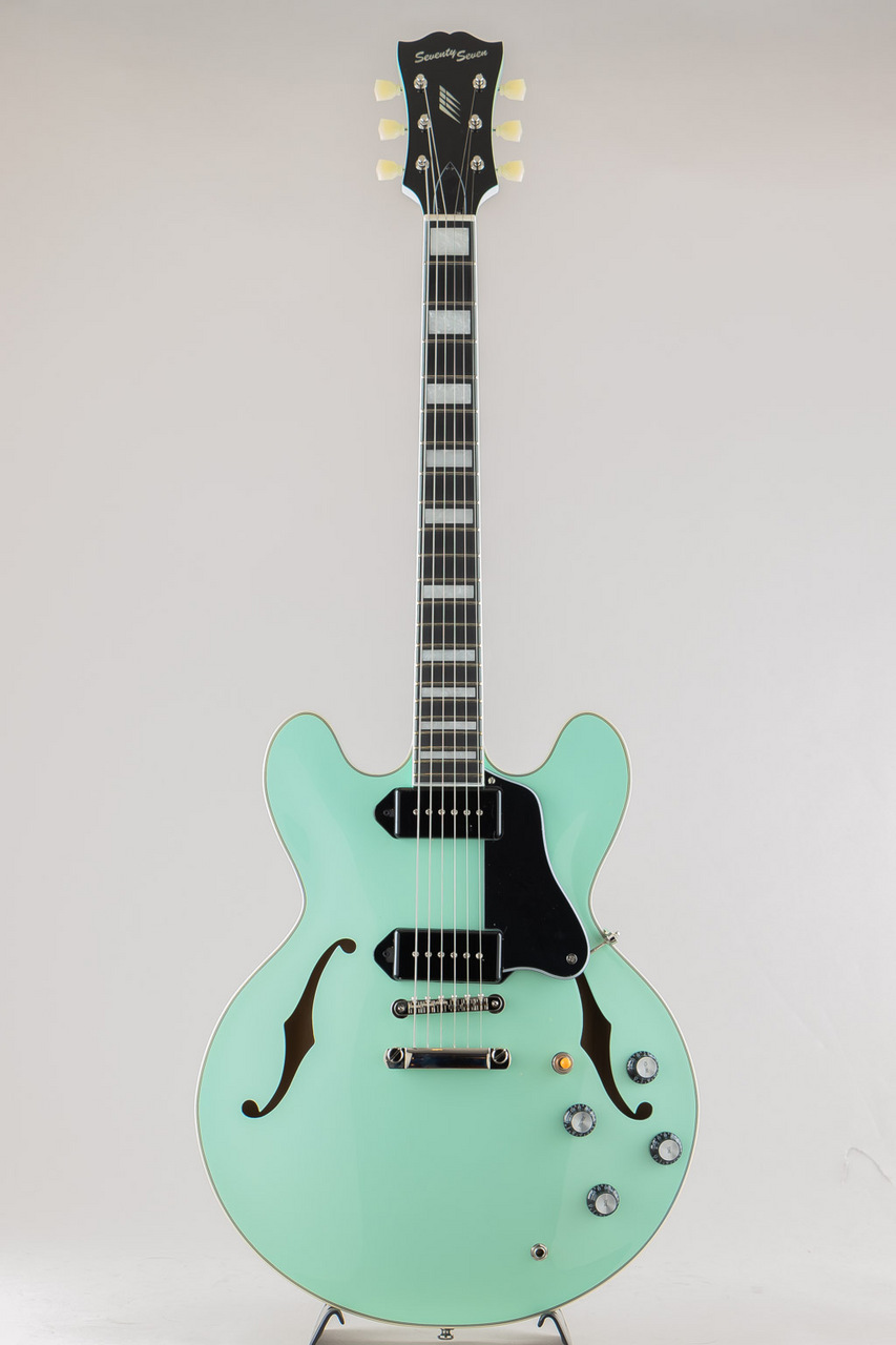 Seventy Seven Guitars EXRUBATO-ZEBRA FINCH / Surf Green