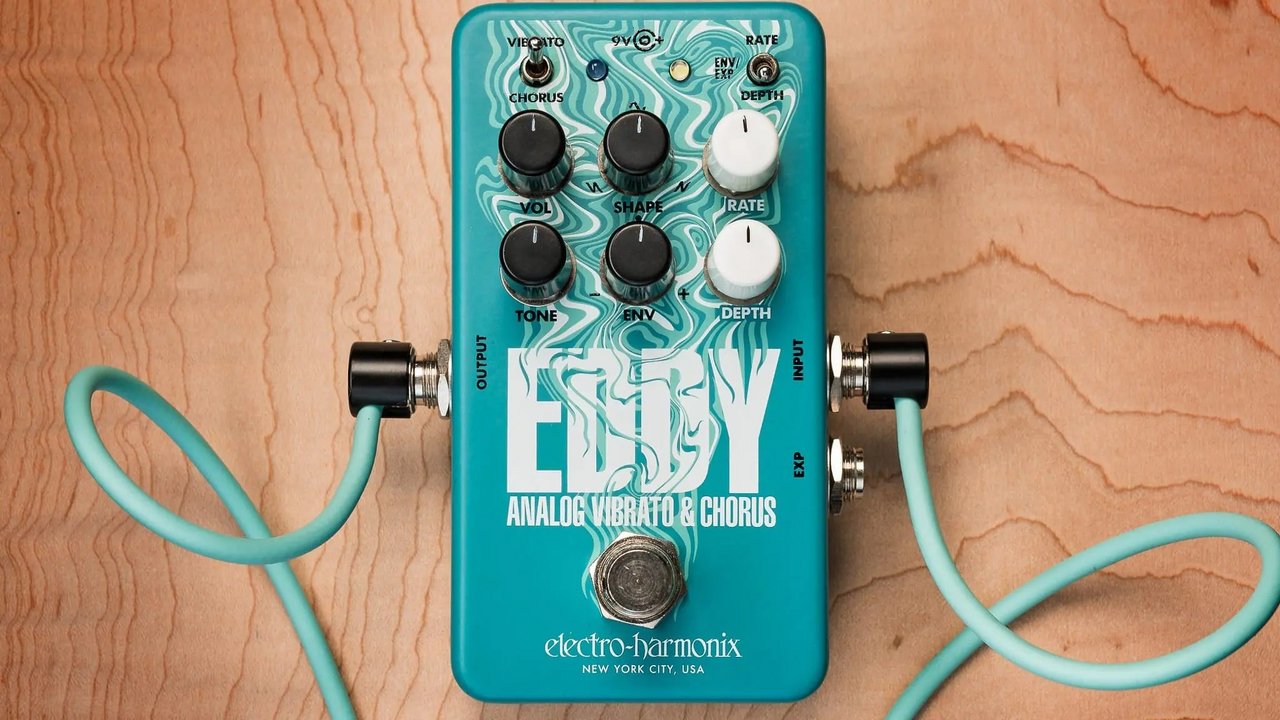 最終値下Electro-Harmonix Eddy Vibrato/Chorus Electro-Harmonix Eddy Analog Vibrato & Chorus Pedal | Sweetwater