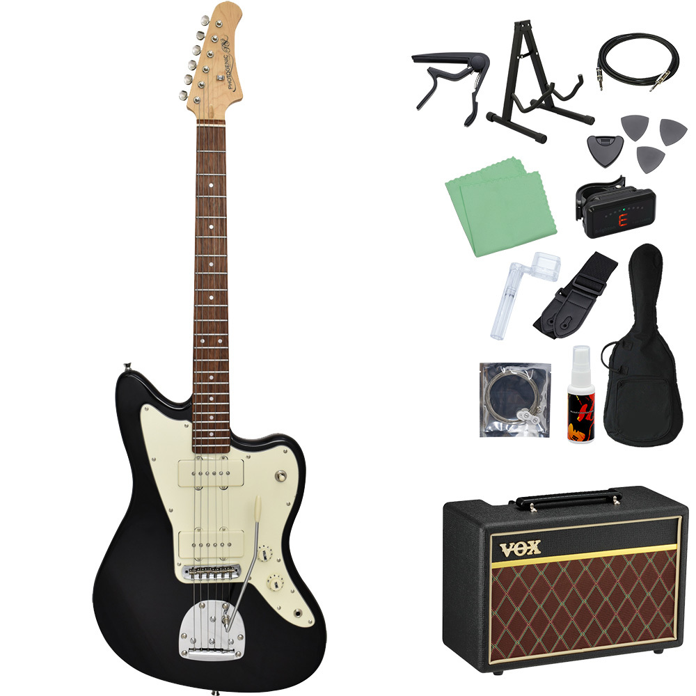 Photogenic JM-220 エレキギター 初心者14点セット【VOXアンプ付き