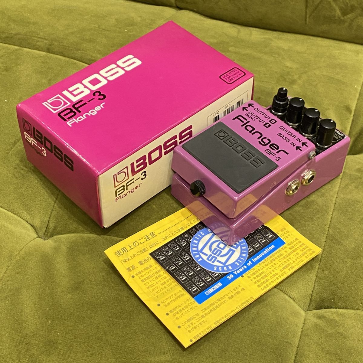 箱あり BOSS フランジャー BF-3 (Flanger) - レコーディング/PA機器