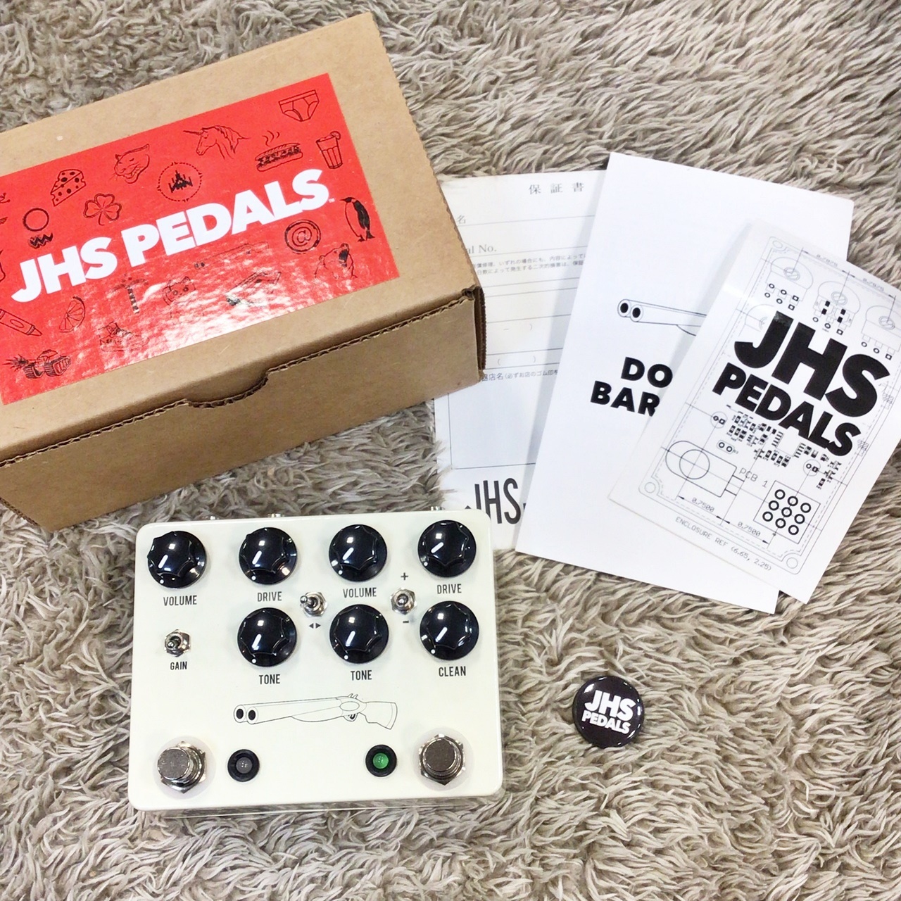 JHS Pedals Double Barrel V4 【2in1ペダル