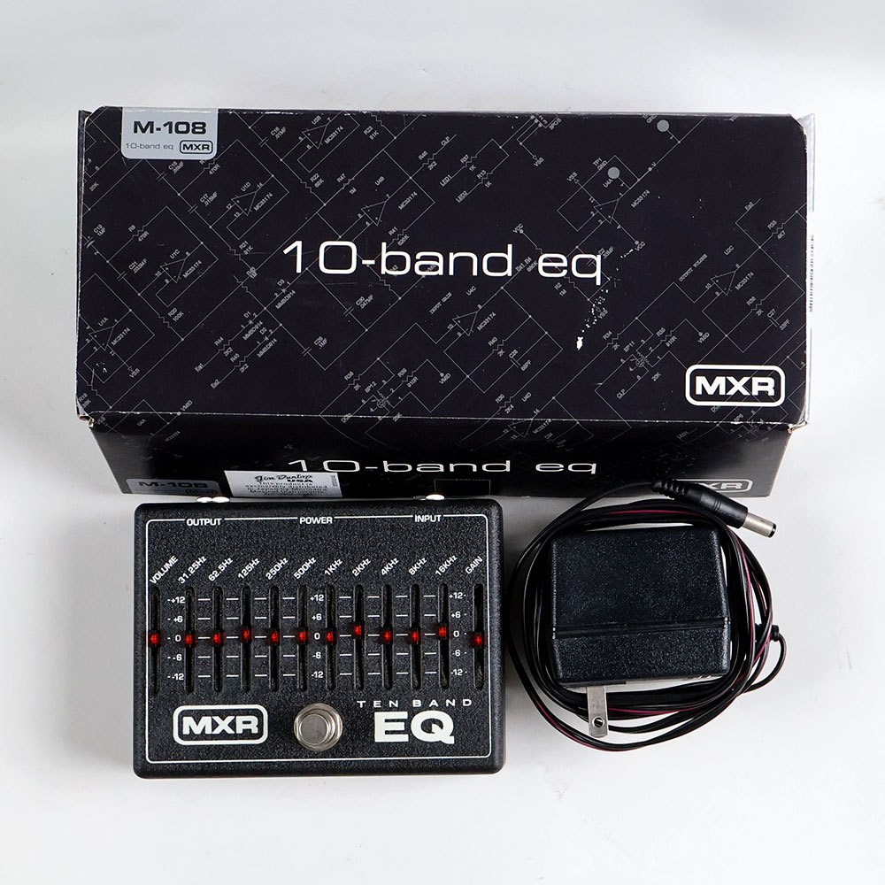MXR 【中古】 MXR グラフィックイコライザー エフェクター M108 10