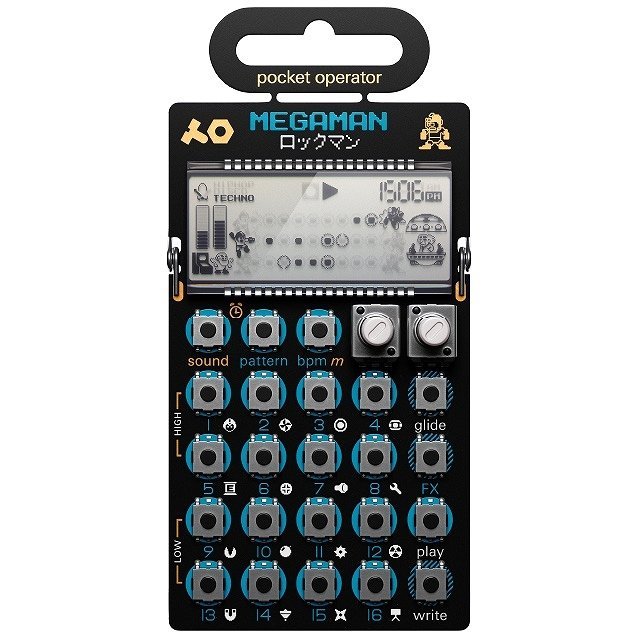 Teenage Engineering PO-128 Mega Man（ロックマン） シンセサイザー