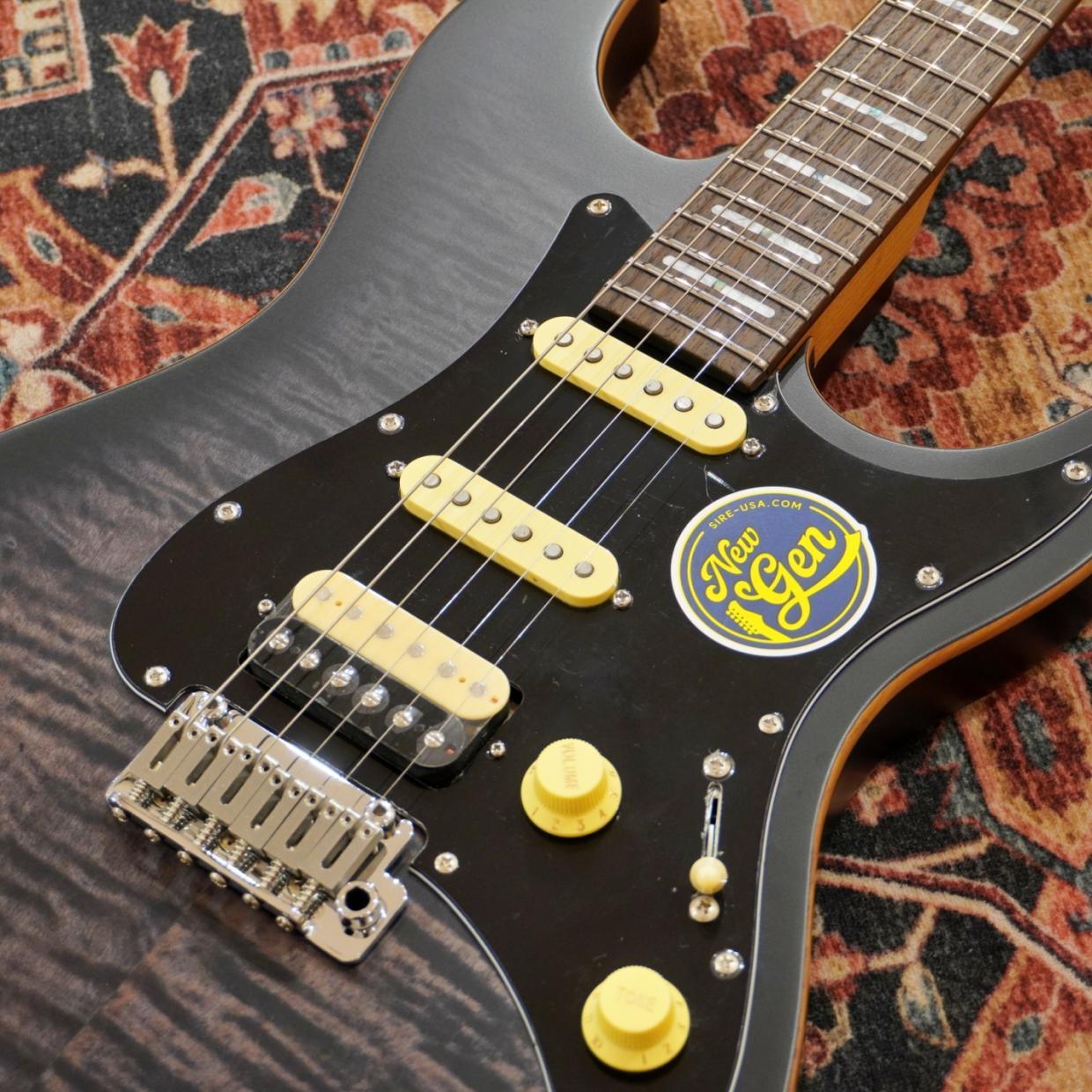 Sire Larry Carlton S7 FM New Gen Rosewood Fingerboard Transparent