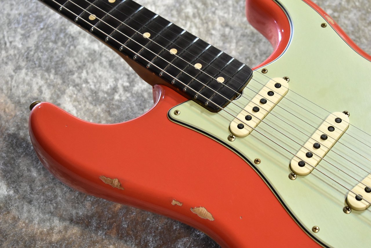 Fender Custom Shop 1963 Stratocaster Relic Aged Fiesta Red R141994