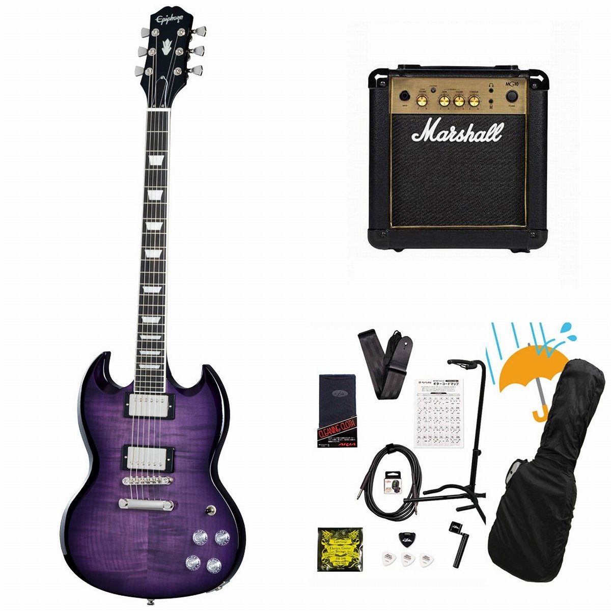 Epiphone Inspired by Gibson SG Modern Figured Purple Burst 