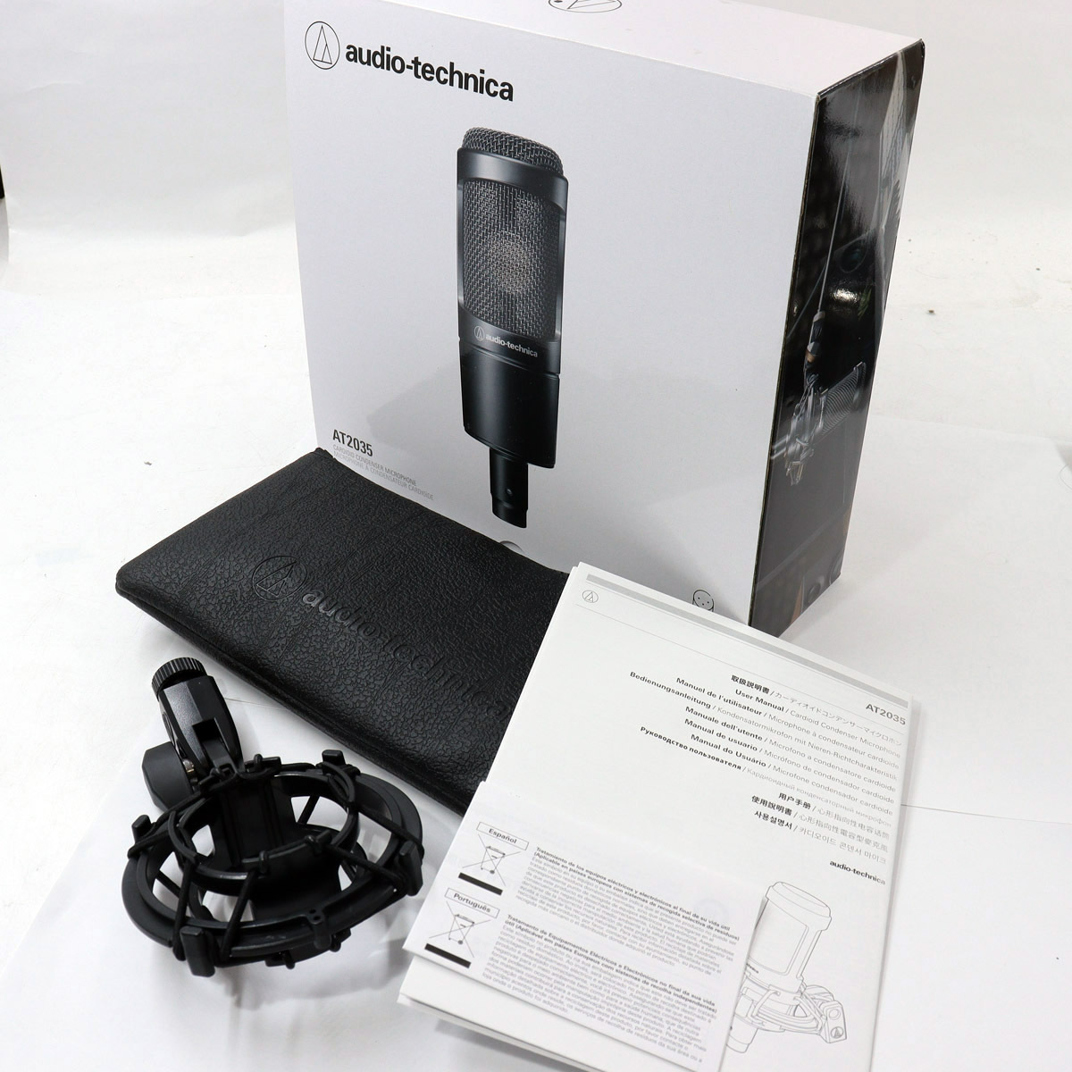 audio-technica AT2035 Condenser Microphone コンデンサーマイク