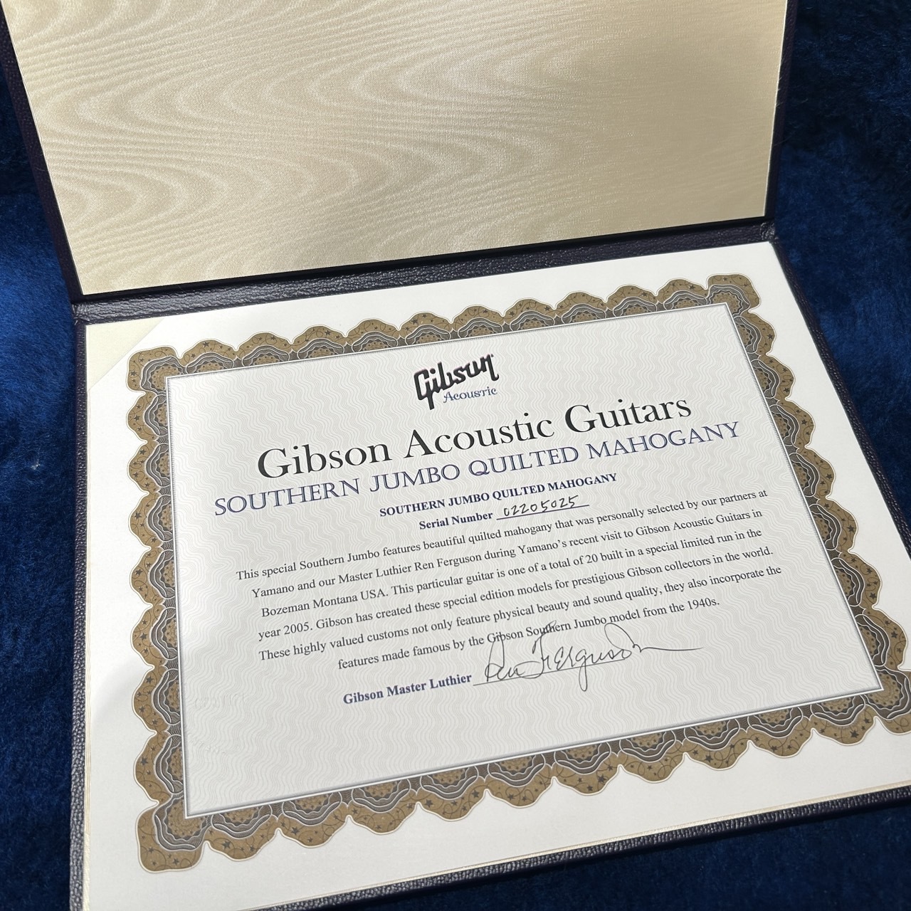 Gibson 【委託品】Southern Jumbo Banner 2005年製【認定証付き