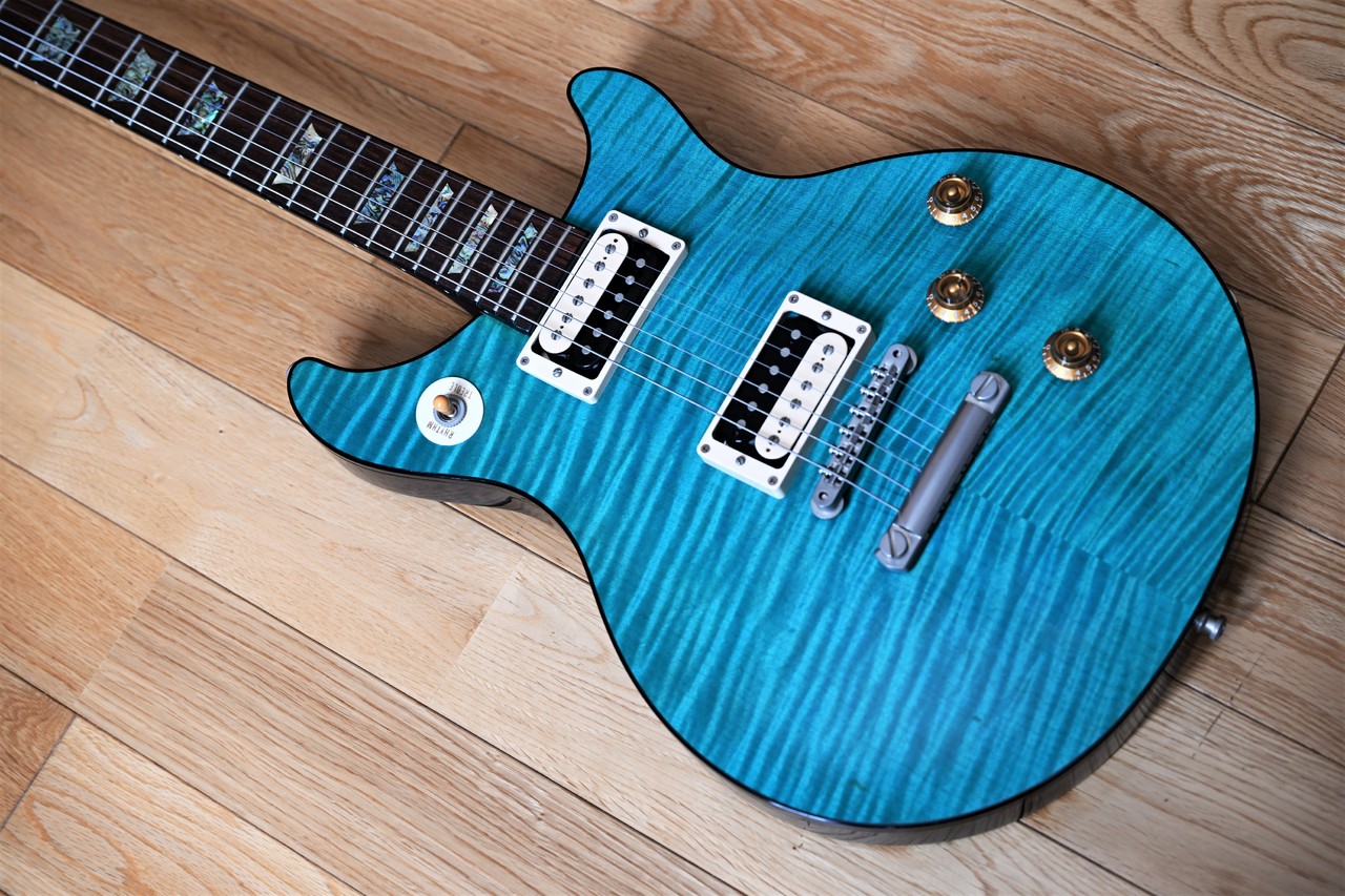 Gibson Custom Shop Tak Matsumoto DC Aqua Blue 2nd（中古）【楽器 