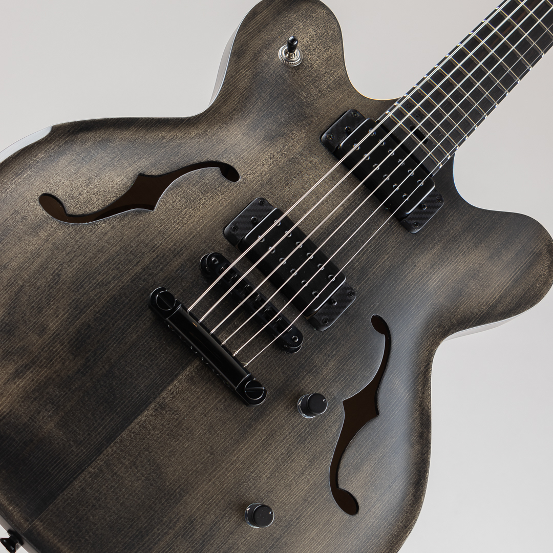 Victor Baker Guitars Model 35 Chambered Semi-hollow F Hole Style Black  smoke stain S/N677 2024（新品/送料無料）【楽器検索デジマート】