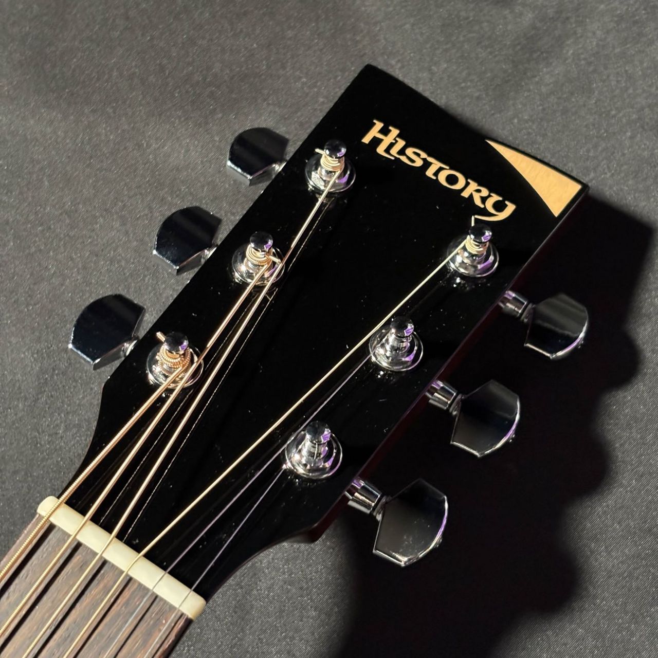 HISTORY NT-L4 Black アコースティックギター 日本製 PU搭載 オール単