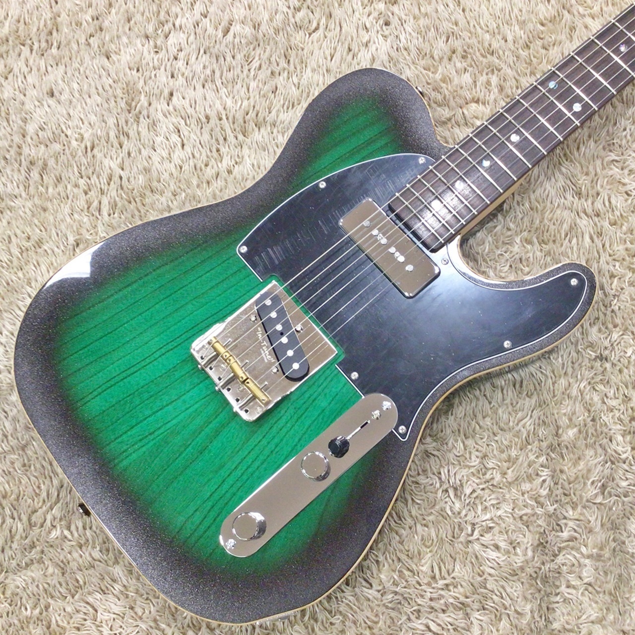 Psychederhythm Standard-T Limited / Burn Green Black Metallic Burst  【限定品】（新品/送料無料）【楽器検索デジマート】